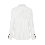 Vague white striped blazer