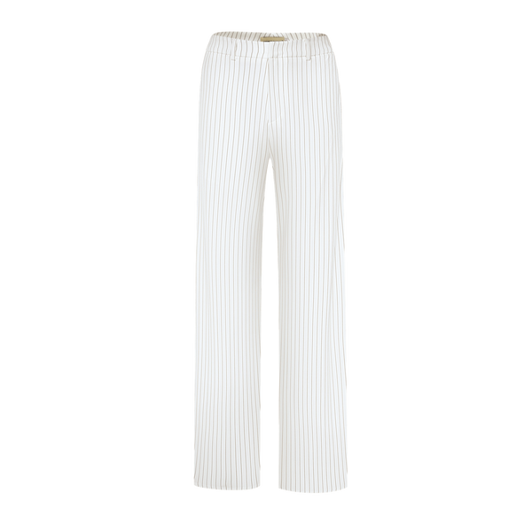 VAGUE THE STRIPED TROUSERS- white