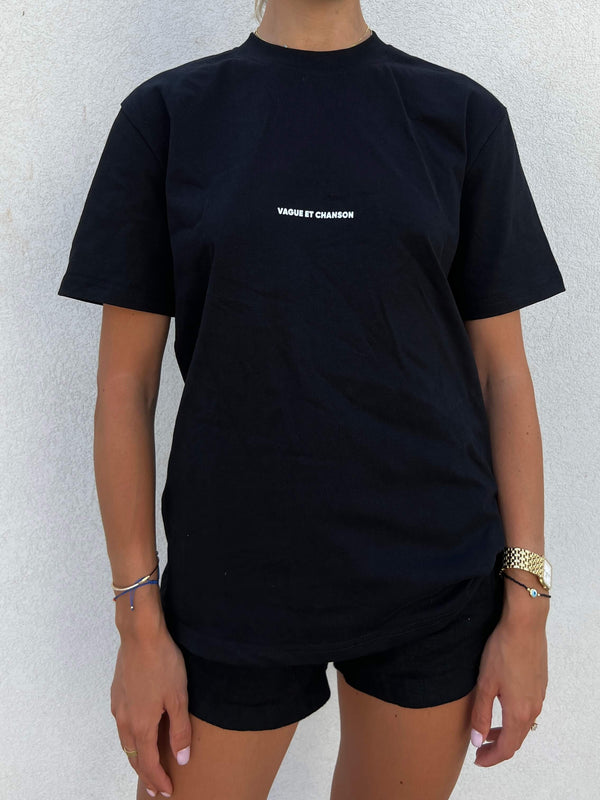 VAGUE ET CHANSON T SHIRT BLACK