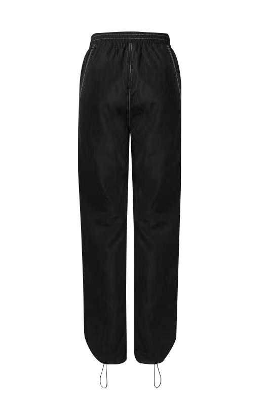 Vague Nylon Pants- Black